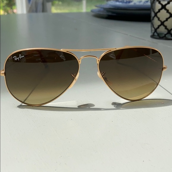 Ray-Ban Accessories - Tan Aviator RayBan Sunglasses